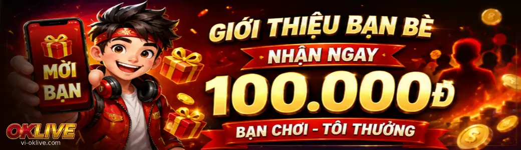 OKLIVE giới thiệu không gian giải trí với game bài, quay hũ, bắn cá, thể thao và trò chơi sòng bài